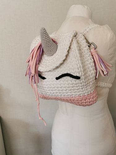 Print Pattern Unicorn Backpack main image 1