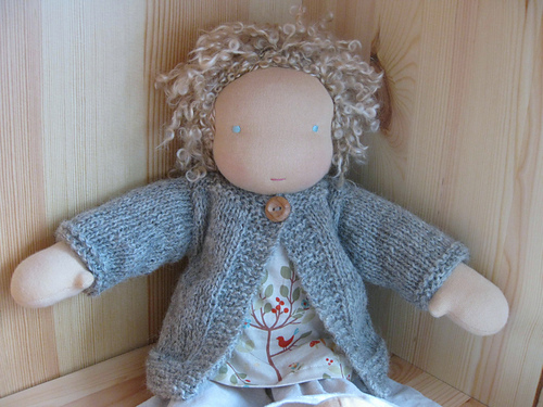 waldorfmama doll cardigan photo 2