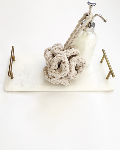 Chunky Bath Pouf photo 2