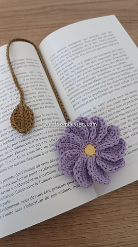 Aster Flower Bookmark