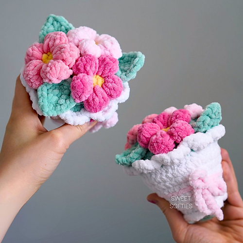 Plush Blomsterbukett - Sweet Softies