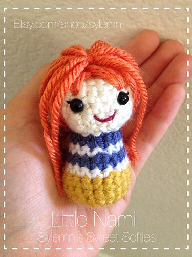 Chibi Nami, «ONE PIECE» japansk tegneserie-/anime‑dukke - Sylemn's Sweet Softies