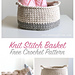 Knit Stitch Basket with Handles photo 4