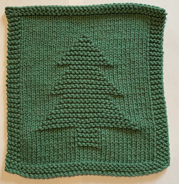 Ravelry Camp Cloths Pine Tree pattern by Sweet Yarns