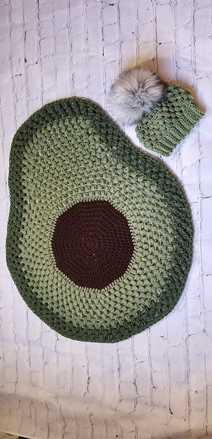 avocado baby blanket