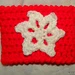 Snowflake Coffee Kozie Applique pattern 
