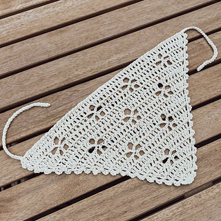 Crochet head scarf