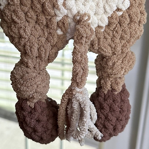 Crocheted Animal Tassel Tail