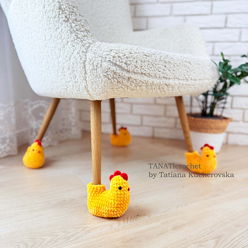 Chicken boots for chair