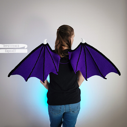 Wearable Crochet Dragon Wings - Jen Knight
