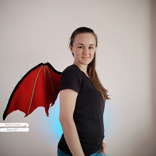 Wearable Crochet Dragon Wings - Jen Knight