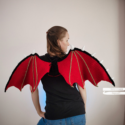 Wearable Crochet Dragon Wings - Jen Knight