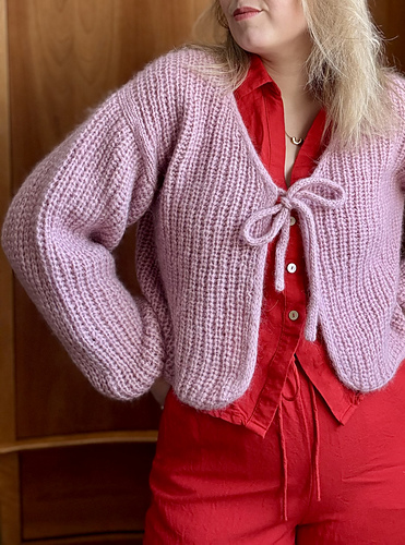 Bazooka cardigan - TRICOT MERINGUE