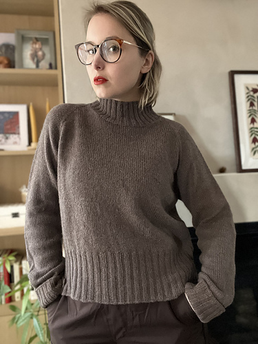 Mock neck genser - TRICOT MERINGUE