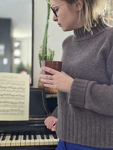 Mock neck genser - TRICOT MERINGUE