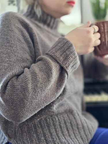 Mock neck genser - TRICOT MERINGUE