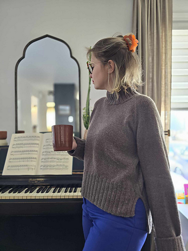 Mock neck genser - TRICOT MERINGUE