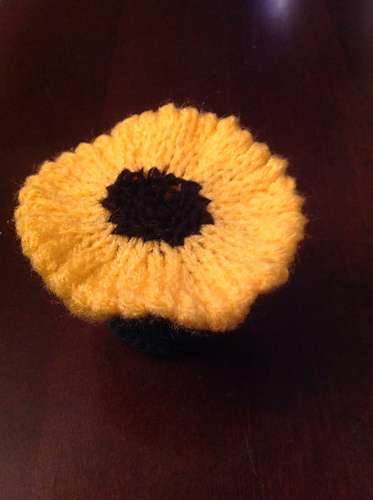 Big Knit Flower Hat photo 2
