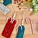 Cable Twist Candy Cane Holder pattern 