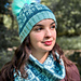 Winter Windowpanes Hat & Cowl pattern 