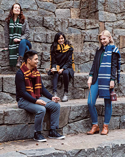 Hogwarts-Hus-skjerfene - Insight Editions