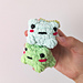 Mini Frog Keychain pattern 