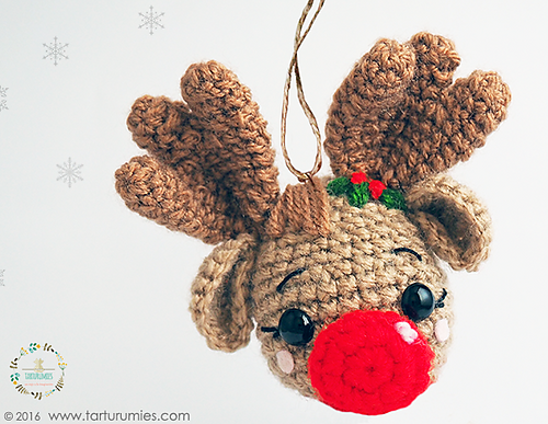 Ravelry: Amigurumi: Reno / Reindeer Baby Rudolph pattern by Tarturumies