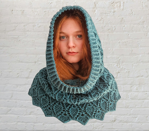 Whimsical Woodland Leafy Cowl