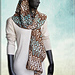 Knitted Scarf “PAMIR” pattern 