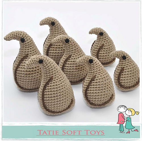 Ravelry: Poc Pocs Amigurumi pattern by Tatie