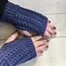 Mock Cable Fingerless Gloves pattern 