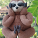 Three‑Toed Sloth Tea Cosy pattern
