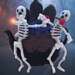 Skeleton Tea Dance Tea Cosy pattern