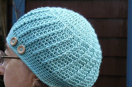 Slouchy Diagonal Chemo Hat photo 3
