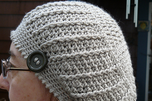 Slouchy Diagonal Chemo Hat photo 1