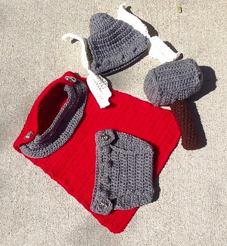 Newborn God of Thunder Outfit Thor photo 4