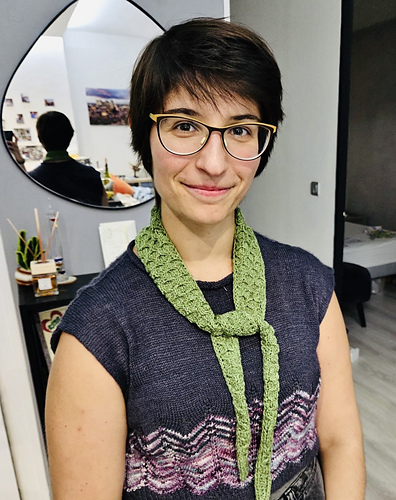 Graphite mini scarf 다른 모습 3