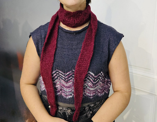 Graphite mini scarf 다른 모습 1