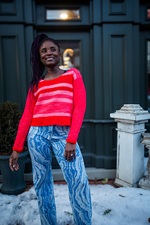 Photos are of a 34" bust wearing a size 3 41.5"