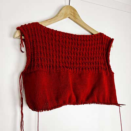 Ravelry: Wrapped Up In Ribbons Sweater pattern by Melanie Reinert