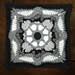 Blue Cascade Afghan Square photo 3