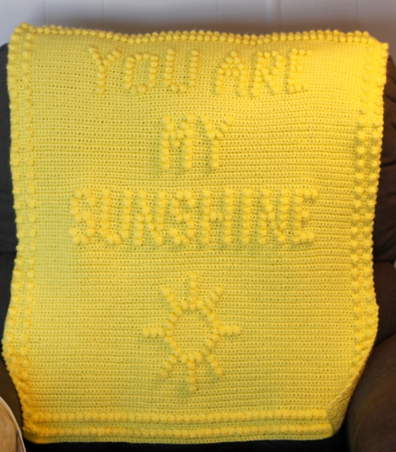 Ravelry You Are My Sunshine Blanket pattern by Marilyn Sehn