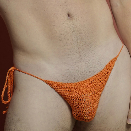 Fingering Weight Men's Thong