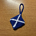 Saltire Keyring pattern