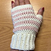 Candy Cane Mittens pattern