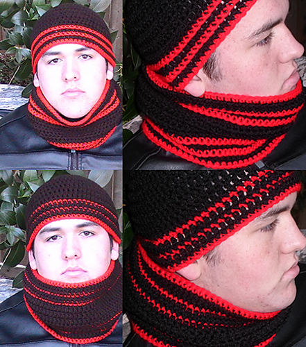 Men's Reversible Hat and Cowl Set photo 2
