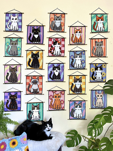 Cat tapestries