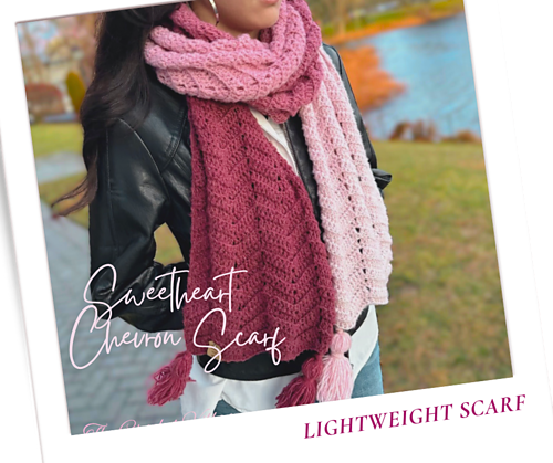 Sweetheart Chevron Scarf photo 3