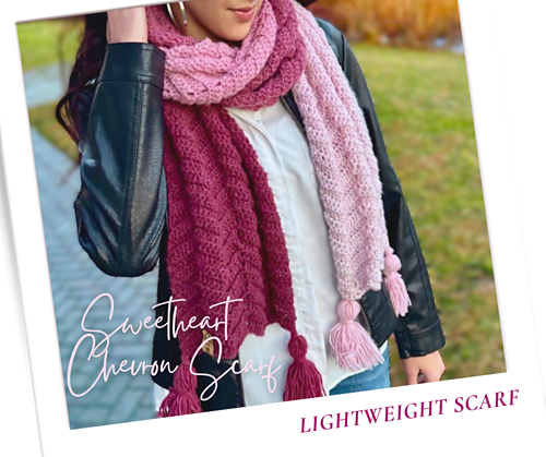 Sweetheart Chevron Scarf photo 2