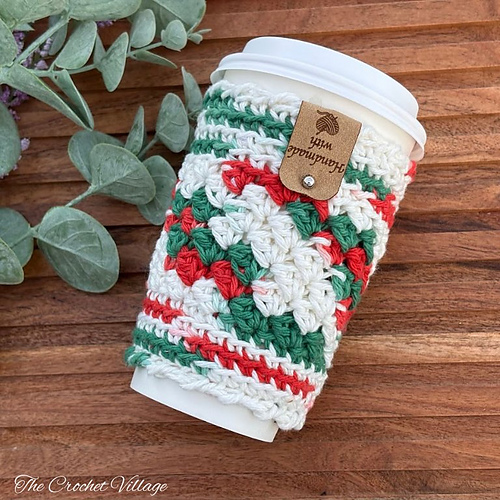 Ravelry: Joy Cup Cozy pattern by The Crochet Village